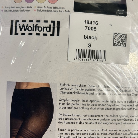 Wolford Power Shape 50 Tights in Black - Picture 3 of 5